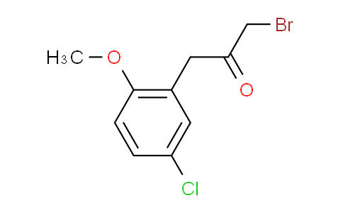 CAS No. 1806525-11-0, 1-Bromo-3-(5-chloro-2-methoxyphenyl)propan-2-one