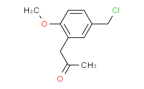 CAS No. 1804267-78-4, 1-(5-(Chloromethyl)-2-methoxyphenyl)propan-2-one