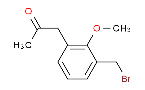 CAS No. 1804229-49-9, 1-(3-(Bromomethyl)-2-methoxyphenyl)propan-2-one