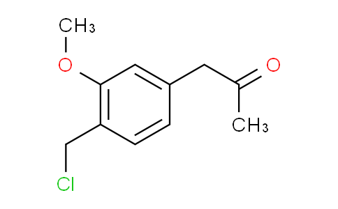 CAS No. 1804177-51-2, 1-(4-(Chloromethyl)-3-methoxyphenyl)propan-2-one