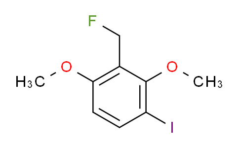 CAS No. 1806356-00-2, 1,3-Dimethoxy-4-iodo-2-(fluoromethyl)benzene