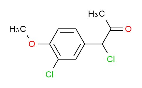 CAS No. 1804171-80-9, 1-Chloro-1-(3-chloro-4-methoxyphenyl)propan-2-one