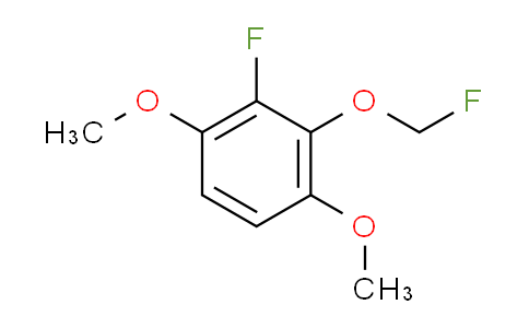 CAS No. 1806355-17-8, 1,4-Dimethoxy-2-fluoro-3-(fluoromethoxy)benzene