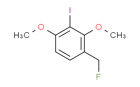 CAS No. 1803737-25-8, 1,3-Dimethoxy-2-iodo-4-(fluoromethyl)benzene