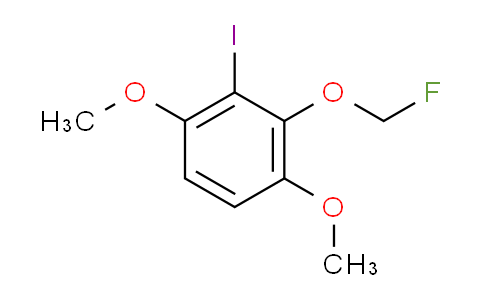 CAS No. 1803810-74-3, 1,4-Dimethoxy-2-iodo-3-(fluoromethoxy)benzene