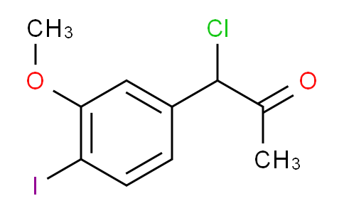 CAS No. 1804147-11-2, 1-Chloro-1-(4-iodo-3-methoxyphenyl)propan-2-one
