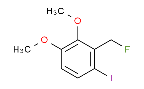 CAS No. 1803810-85-6, 1,2-Dimethoxy-4-iodo-3-(fluoromethyl)benzene