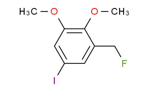 CAS No. 1803818-41-8, 1,2-Dimethoxy-5-iodo-3-(fluoromethyl)benzene