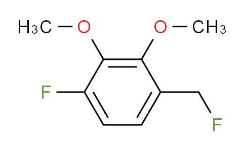 CAS No. 1803736-10-8, 1,2-Dimethoxy-3-fluoro-6-(fluoromethyl)benzene