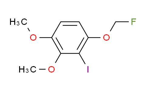 CAS No. 1806538-60-2, 1,2-Dimethoxy-3-iodo-4-(fluoromethoxy)benzene