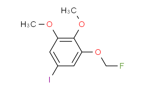 CAS No. 1806290-58-3, 1,2-Dimethoxy-5-iodo-3-(fluoromethoxy)benzene