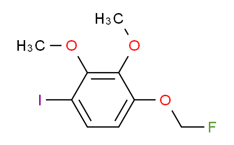 CAS No. 1806330-68-6, 1,2-Dimethoxy-3-iodo-6-(fluoromethoxy)benzene
