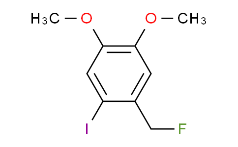 CAS No. 1803857-97-7, 1,2-Dimethoxy-4-iodo-5-(fluoromethyl)benzene