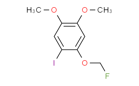 CAS No. 1804524-57-9, 1,2-Dimethoxy-4-iodo-5-(fluoromethoxy)benzene