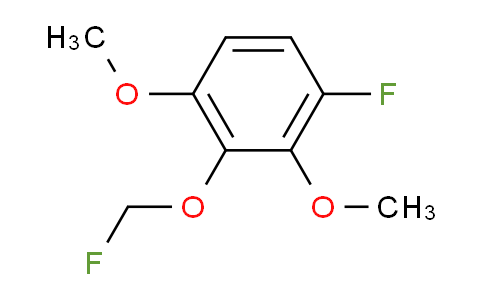 CAS No. 1803855-66-4, 1,3-Dimethoxy-4-fluoro-2-(fluoromethoxy)benzene