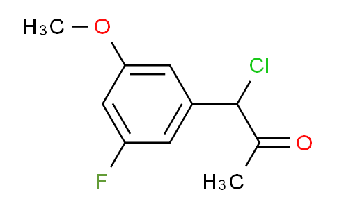 CAS No. 1804195-82-1, 1-Chloro-1-(3-fluoro-5-methoxyphenyl)propan-2-one