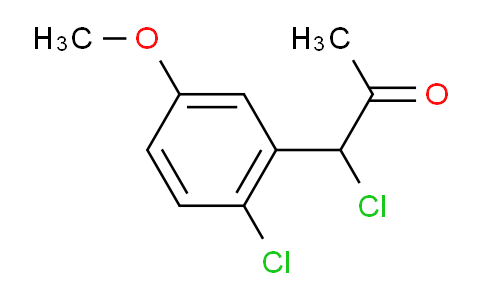 CAS No. 1803758-73-7, 1-Chloro-1-(2-chloro-5-methoxyphenyl)propan-2-one