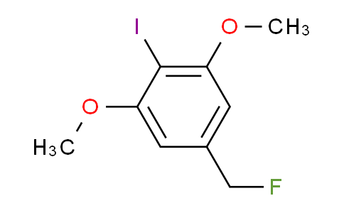 CAS No. 1803851-48-0, 1,3-Dimethoxy-2-iodo-5-(fluoromethyl)benzene