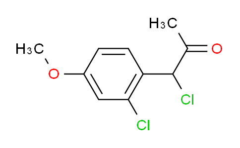 CAS No. 1804190-09-7, 1-Chloro-1-(2-chloro-4-methoxyphenyl)propan-2-one