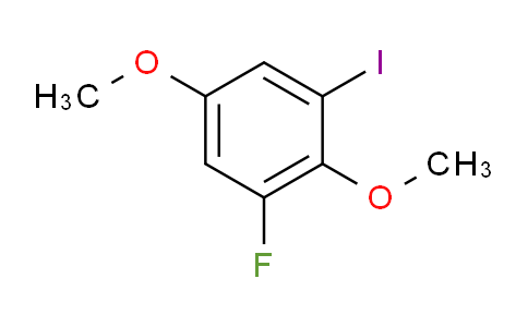 CAS No. 1804420-23-2, 1,4-Dimethoxy-2-fluoro-6-iodobenzene