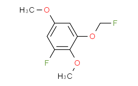 CAS No. 1806289-71-3, 1,4-Dimethoxy-2-fluoro-6-(fluoromethoxy)benzene