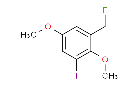 CAS No. 1803818-50-9, 1,4-Dimethoxy-2-iodo-6-(fluoromethyl)benzene