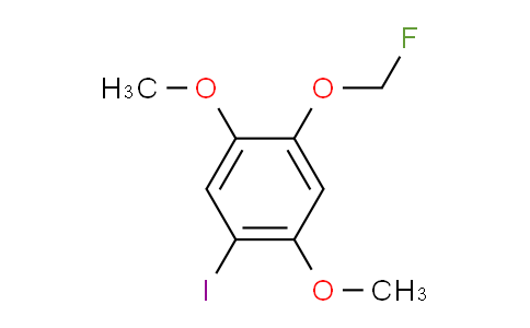 CAS No. 1803818-37-2, 1,4-Dimethoxy-2-iodo-5-(fluoromethoxy)benzene