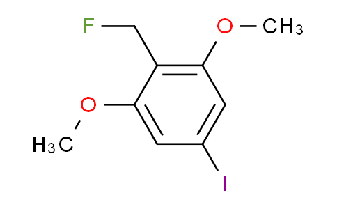CAS No. 1803876-53-0, 1,3-Dimethoxy-5-iodo-2-(fluoromethyl)benzene