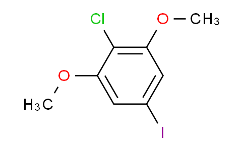 CAS No. 1272528-60-5, 1-Chloro-2,6-dimethoxy-4-iodobenzene