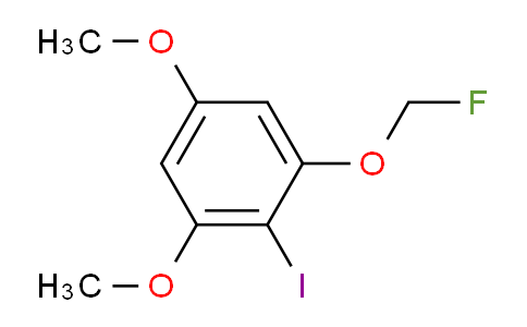CAS No. 1805064-78-1, 1,5-Dimethoxy-2-iodo-3-(fluoromethoxy)benzene