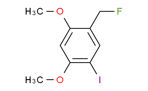 CAS No. 1806392-05-1, 1,5-Dimethoxy-2-iodo-4-(fluoromethyl)benzene