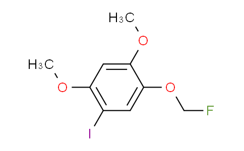 CAS No. 1806355-98-5, 1,5-Dimethoxy-2-iodo-4-(fluoromethoxy)benzene