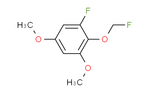 CAS No. 1806337-08-5, 1,5-Dimethoxy-3-fluoro-2-(fluoromethoxy)benzene