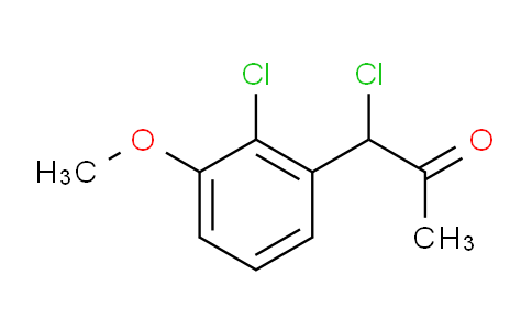 CAS No. 1804110-81-3, 1-Chloro-1-(2-chloro-3-methoxyphenyl)propan-2-one
