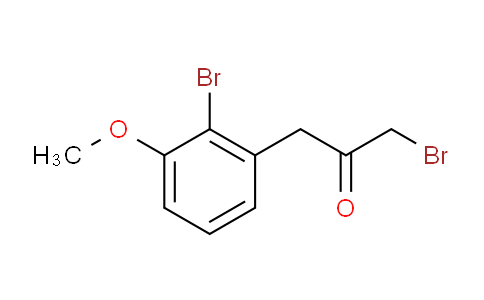 CAS No. 1804085-34-4, 1-Bromo-3-(2-bromo-3-methoxyphenyl)propan-2-one