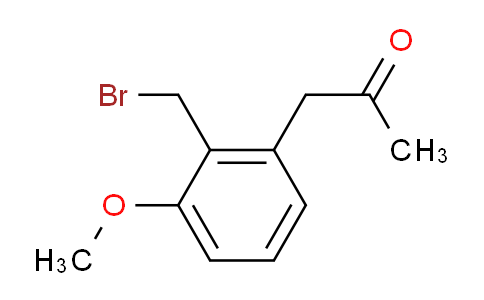 CAS No. 1804167-93-8, 1-(2-(Bromomethyl)-3-methoxyphenyl)propan-2-one