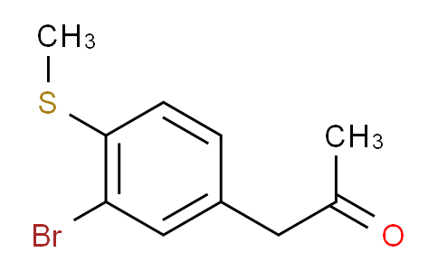 1034442-17-5 | 1-(3-Bromo-4-(methylthio)phenyl)propan-2-one