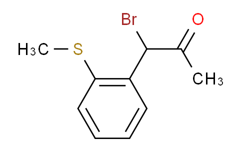 CAS No. 1806418-05-2, 1-Bromo-1-(2-(methylthio)phenyl)propan-2-one