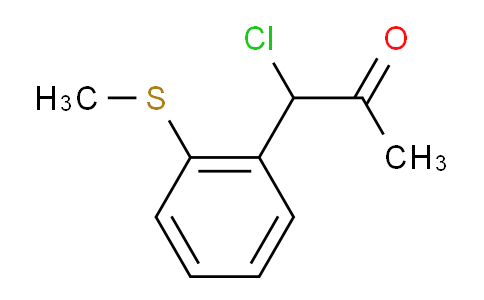 CAS No. 1806403-35-9, 1-Chloro-1-(2-(methylthio)phenyl)propan-2-one