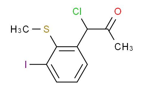 CAS No. 1804082-17-4, 1-Chloro-1-(3-iodo-2-(methylthio)phenyl)propan-2-one