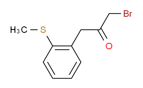 CAS No. 1806517-11-2, 1-Bromo-3-(2-(methylthio)phenyl)propan-2-one