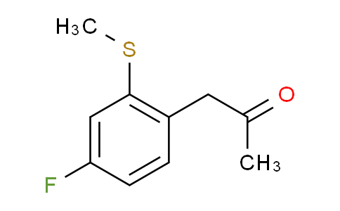 CAS No. 1806561-32-9, 1-(4-Fluoro-2-(methylthio)phenyl)propan-2-one
