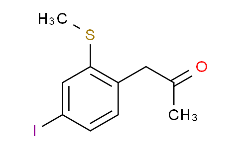 CAS No. 1806412-24-7, 1-(4-Iodo-2-(methylthio)phenyl)propan-2-one