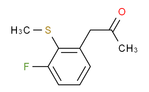 CAS No. 1806606-04-1, 1-(3-Fluoro-2-(methylthio)phenyl)propan-2-one