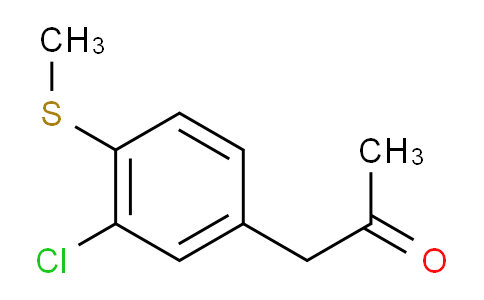 CAS No. 1034442-16-4, 1-(3-Chloro-4-(methylthio)phenyl)propan-2-one