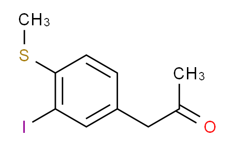 CAS No. 1806703-80-9, 1-(3-Iodo-4-(methylthio)phenyl)propan-2-one