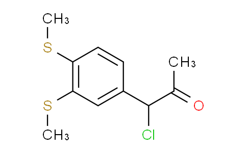 CAS No. 1804221-66-6, 1-(3,4-Bis(methylthio)phenyl)-1-chloropropan-2-one