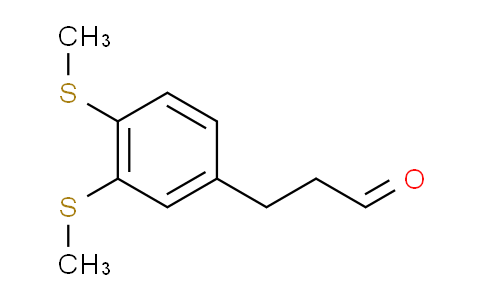 CAS No. 1803744-48-0, (3,4-Bis(methylthio)phenyl)propanal