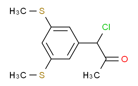 CAS No. 1806529-06-5, 1-(3,5-Bis(methylthio)phenyl)-1-chloropropan-2-one