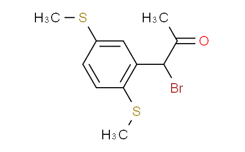 CAS No. 1806540-02-2, 1-(2,5-Bis(methylthio)phenyl)-1-bromopropan-2-one
